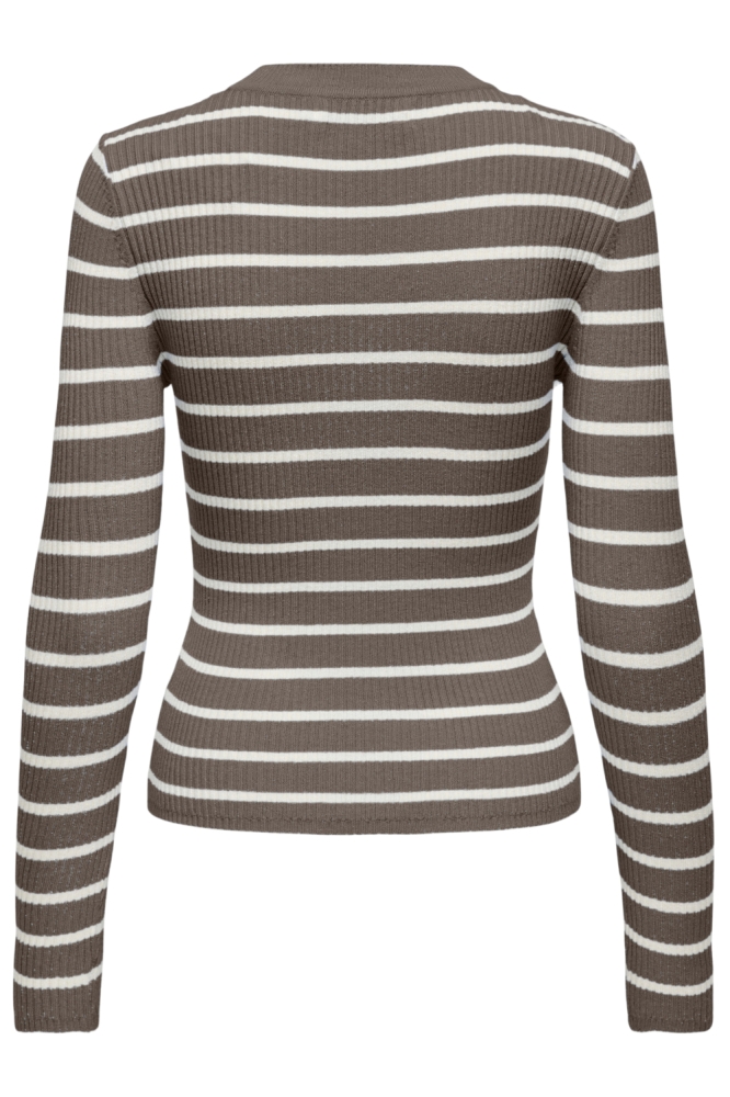 ONLLOUISA LS PULLOVER KNT 15344579 Morel/W. Birch